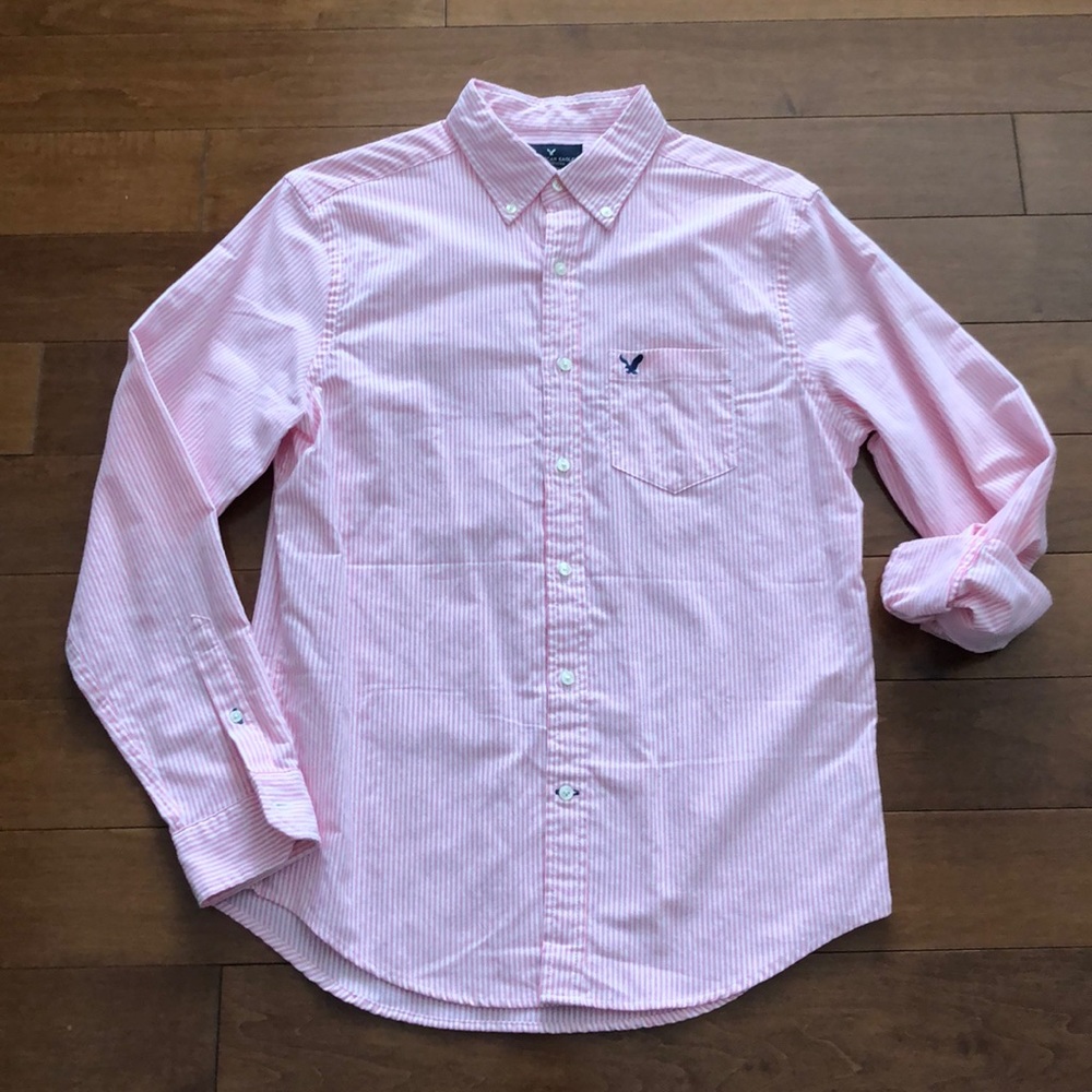 American Eagle Oxford shirt.